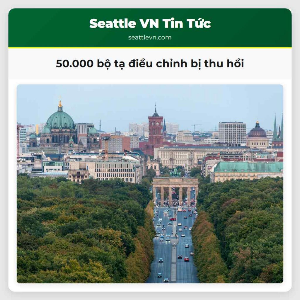 50.000 bộ tạ điều chỉnh bị thu hồi