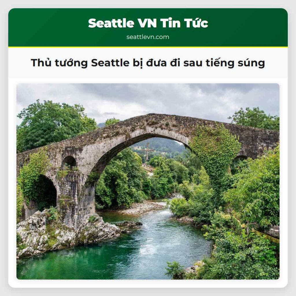 Thủ tướng Seattle bị đưa đi sau tiếng súng