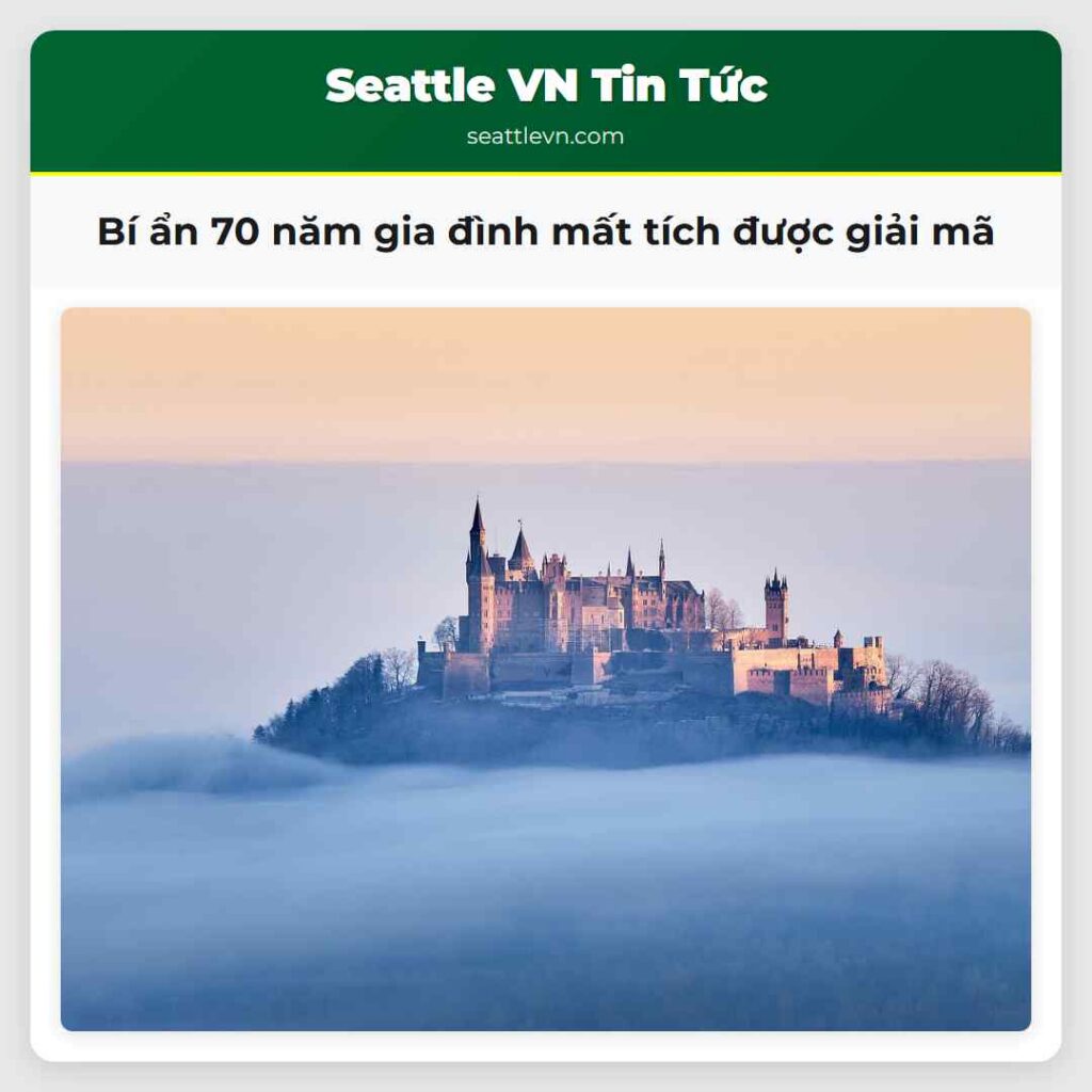 Bí ẩn 70 năm gia đình mất tích được giải mã