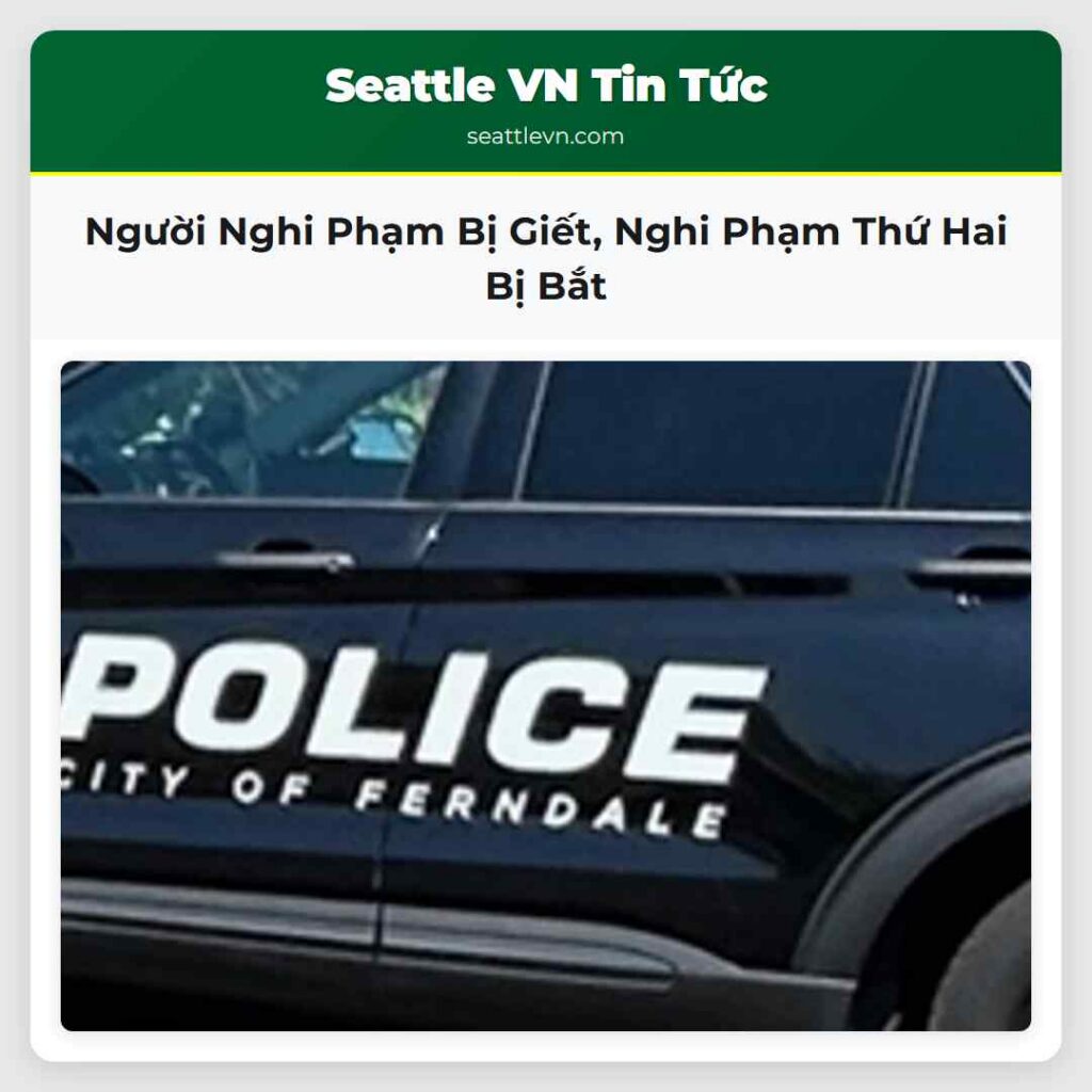 Người Nghi Phạm Bị Giết, Nghi Phạm Thứ Hai Bị Bắt