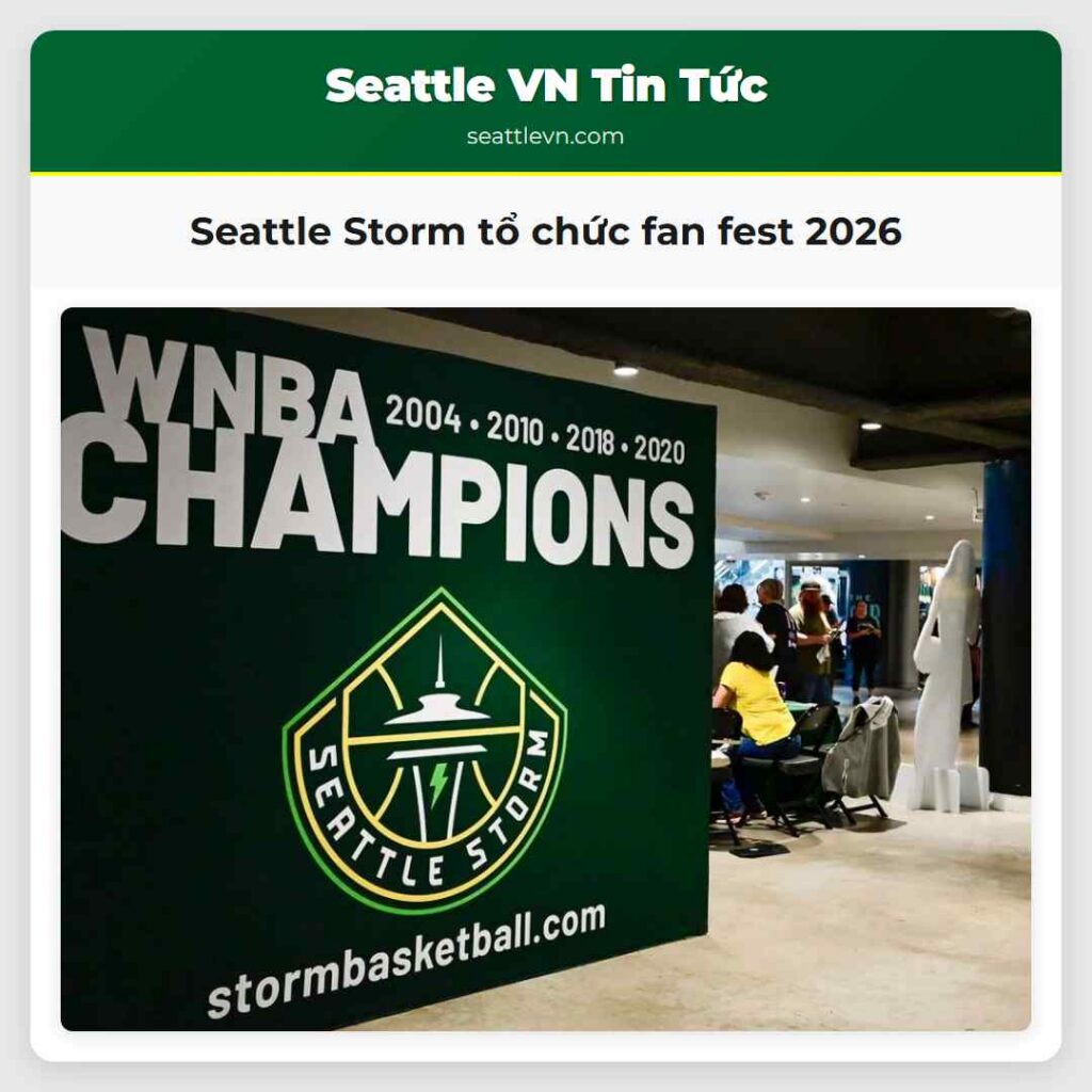 Seattle Storm tổ chức fan fest 2026