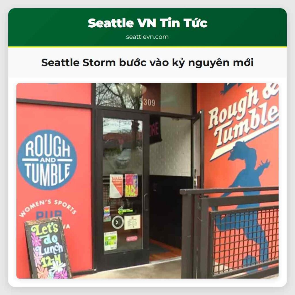 Seattle Storm bước vào kỷ nguyên mới
