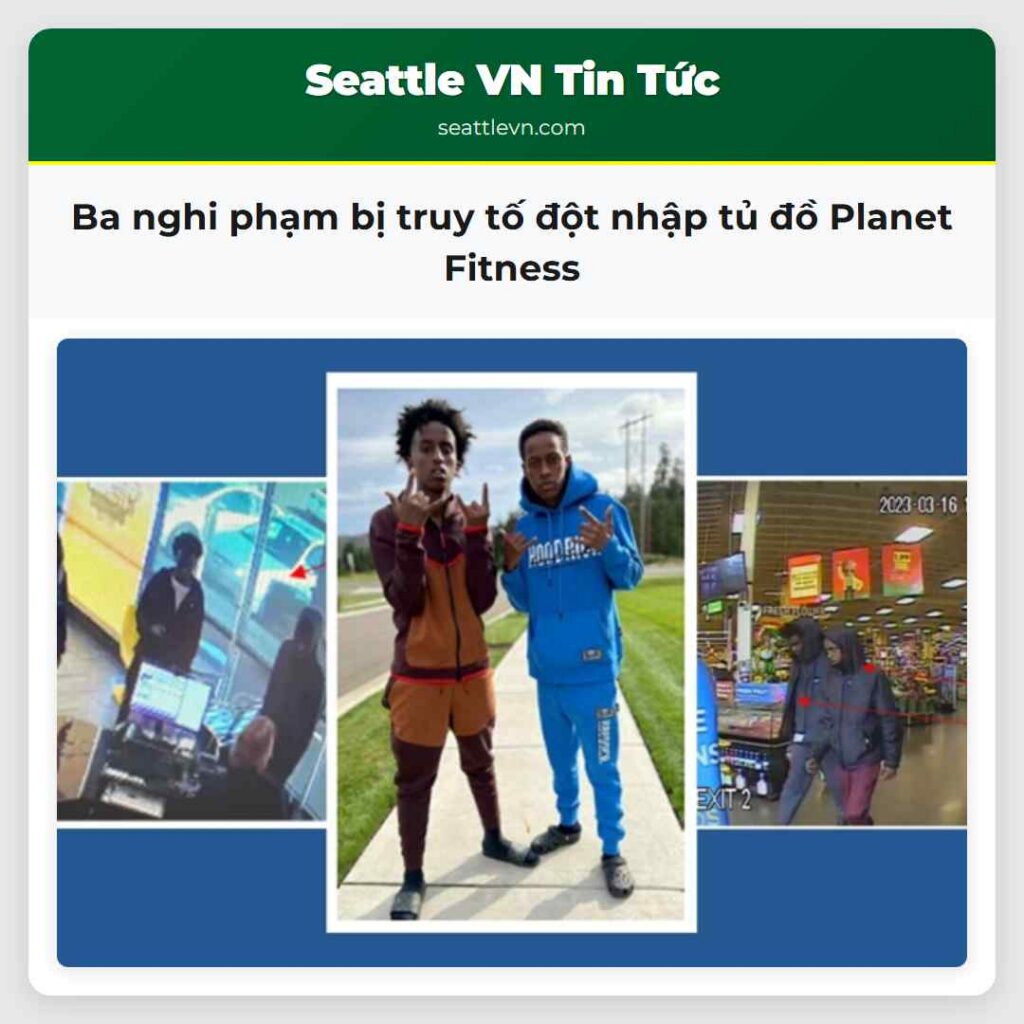 Ba nghi phạm bị truy tố đột nhập tủ đồ Planet