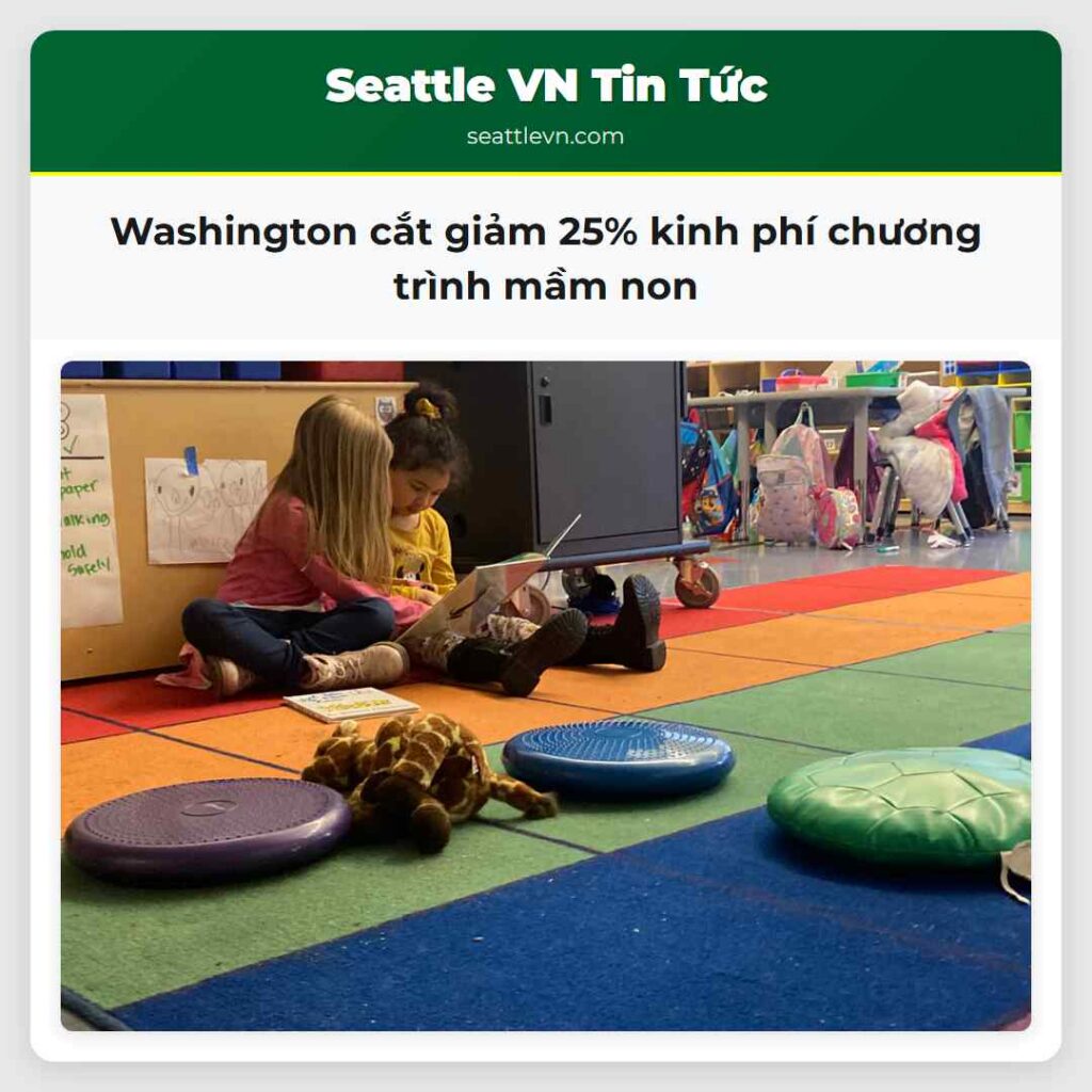Washington cắt giảm 25% kinh phí chương trình mầm