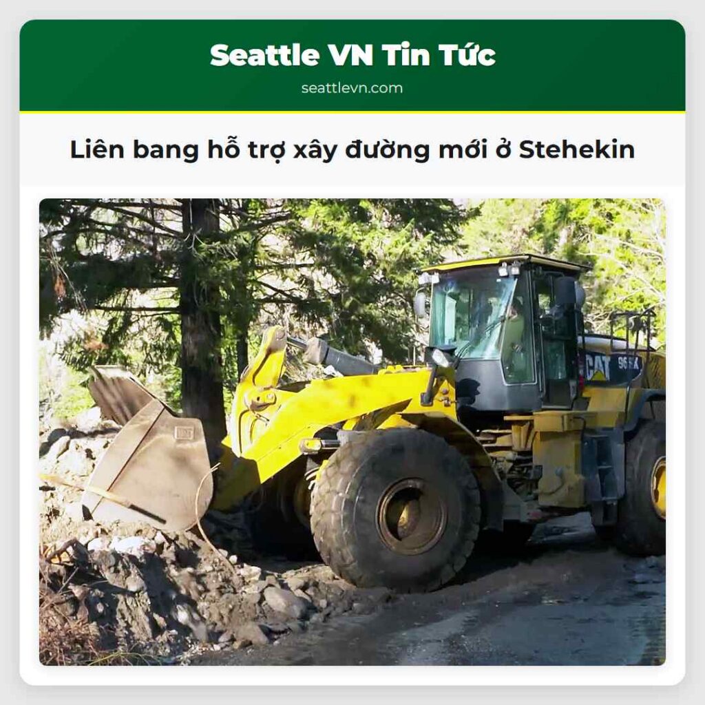 Liên bang hỗ trợ xây đường mới ở Stehekin