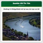 Đường I-5 Ridgefield mở lại sau tai nạn xe tải