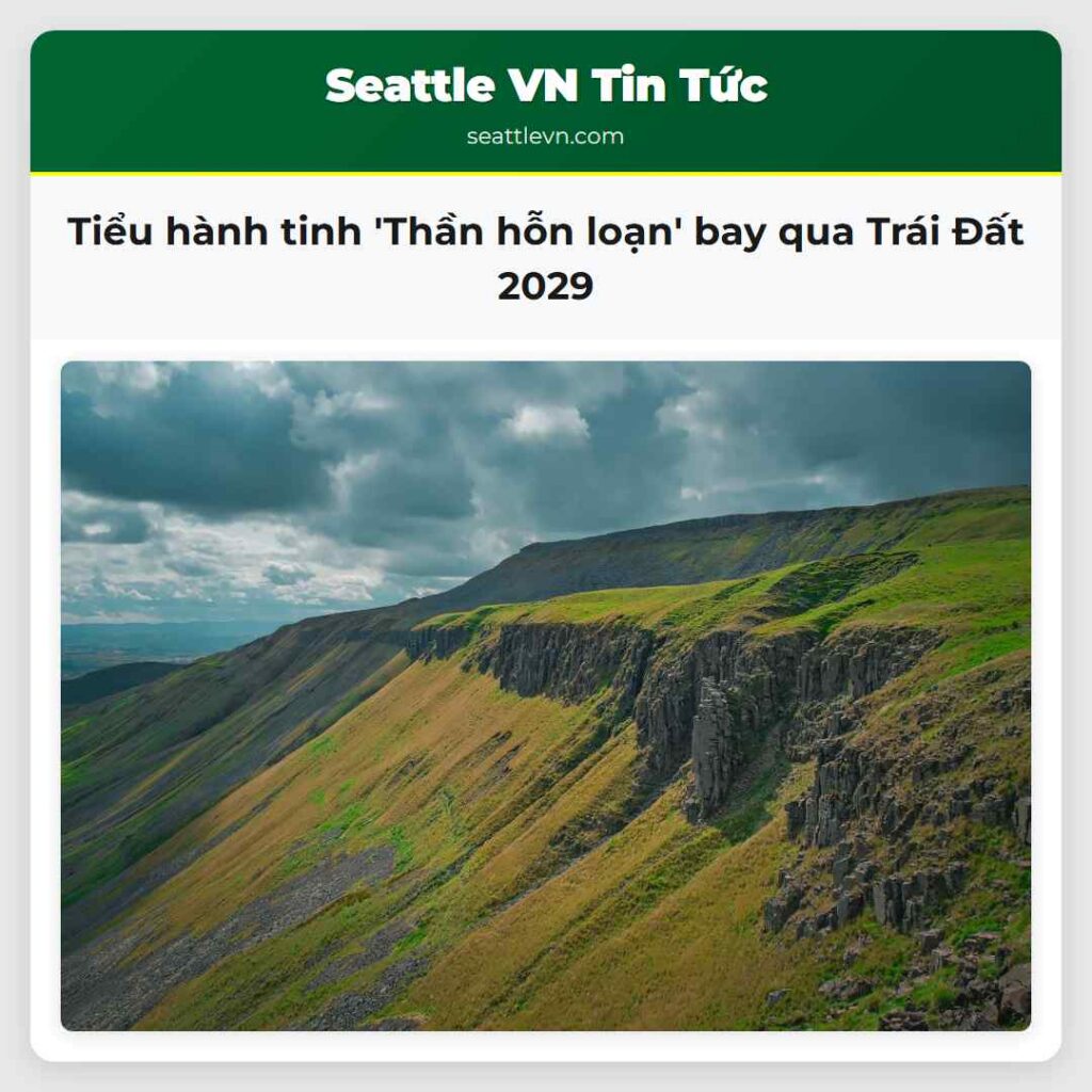 Tiểu hành tinh 'Thần hỗn loạn' bay qua Trái Đất