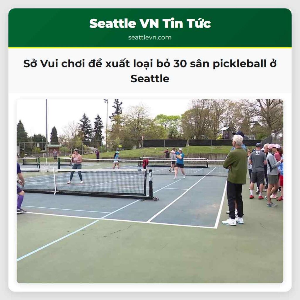 Sở Vui chơi đề xuất loại bỏ 30 sân pickleball ở
