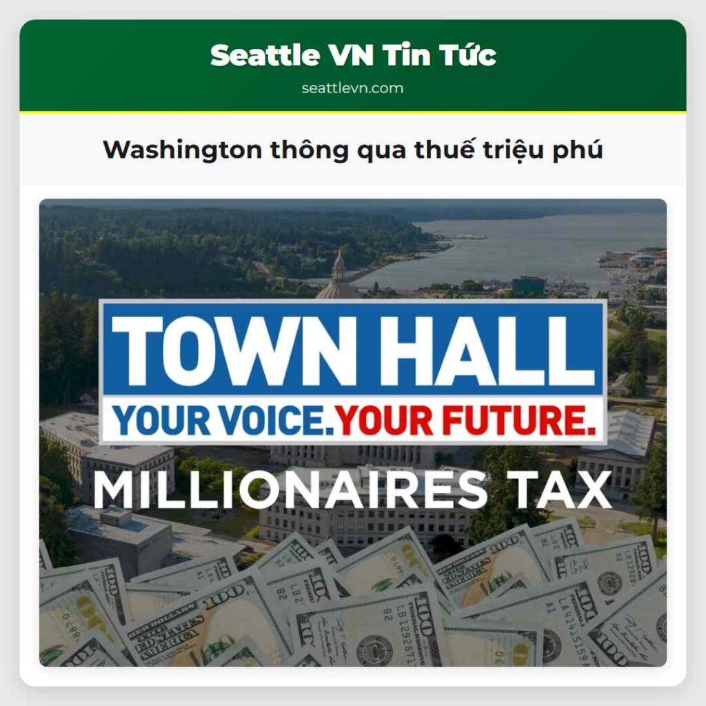 Washington thông qua thuế triệu phú