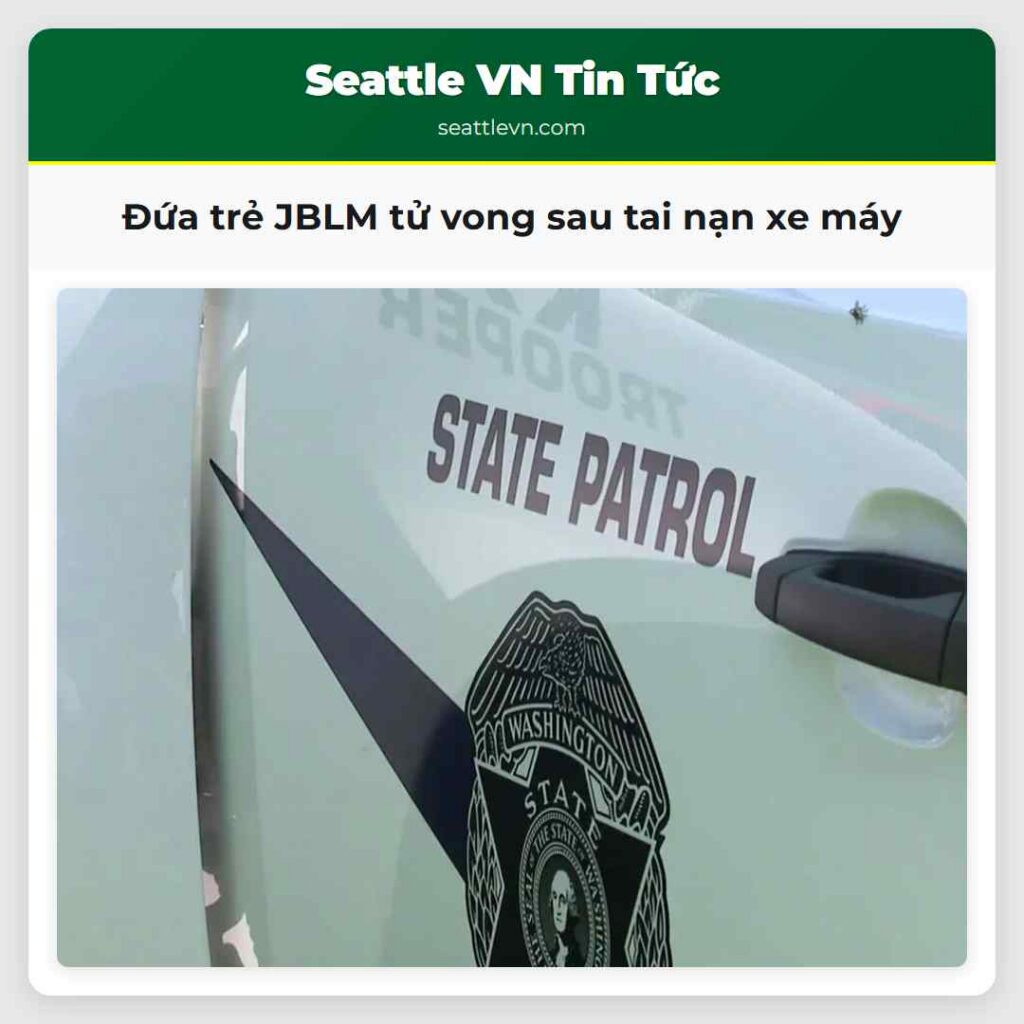 Đứa trẻ JBLM tử vong sau tai nạn xe máy