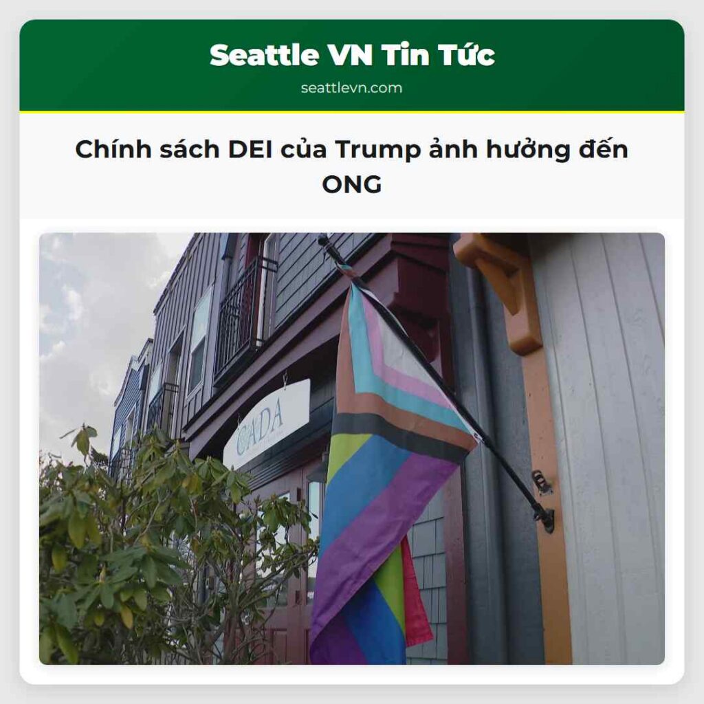 Chính sách DEI của Trump ảnh hưởng đến ONG