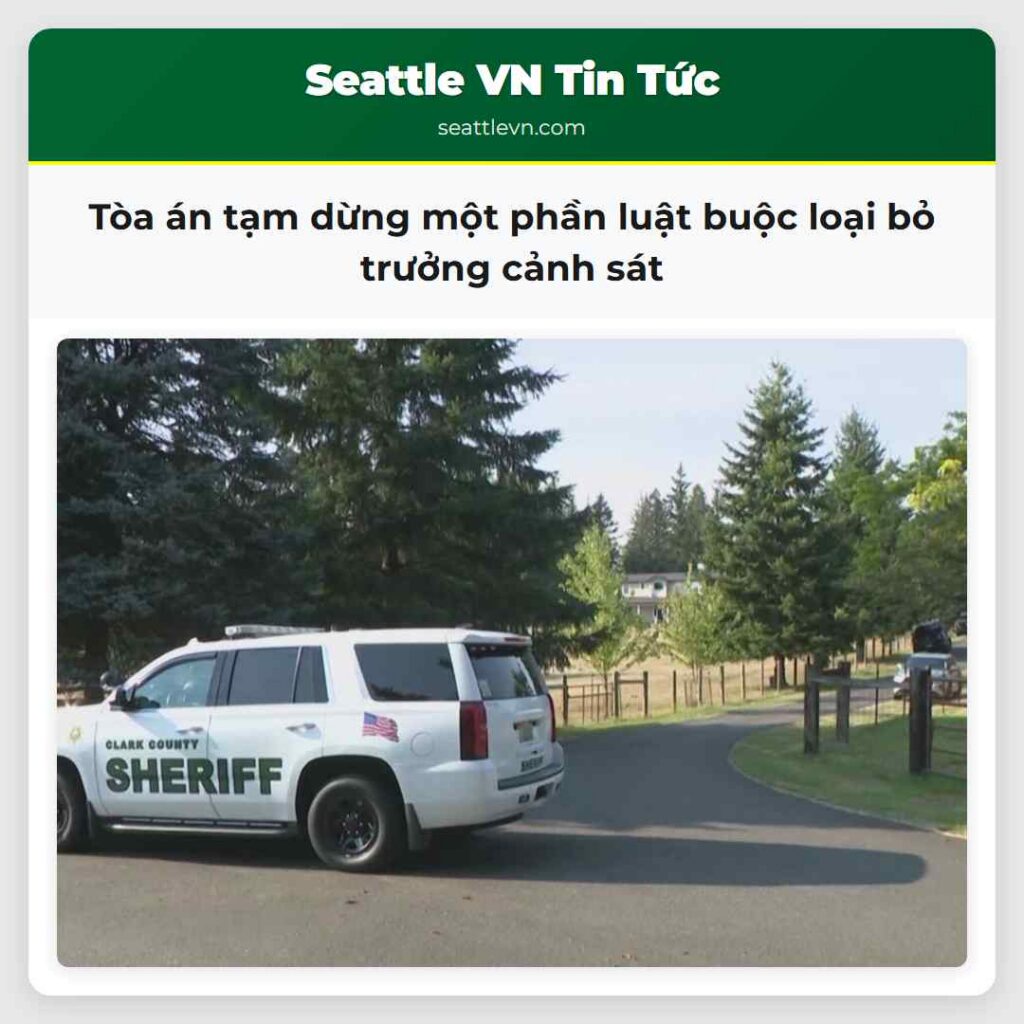 Tòa án tạm dừng một phần luật buộc loại bỏ trưởng