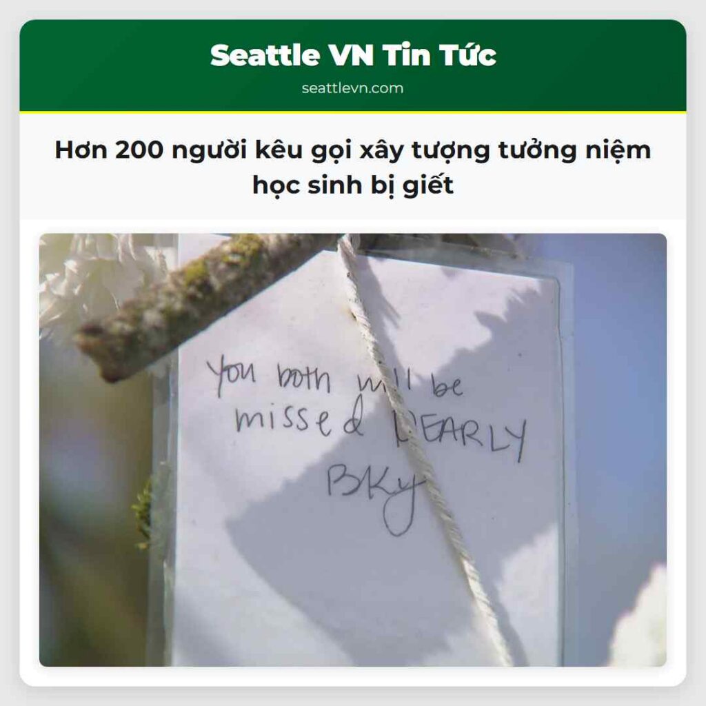 Hơn 200 người kêu gọi xây tượng tưởng niệm học