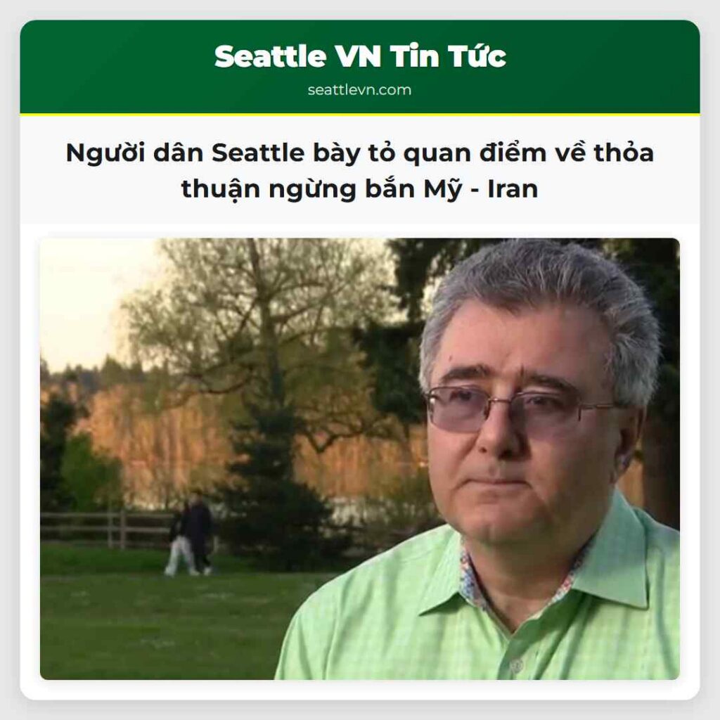 Người dân Seattle bày tỏ quan điểm về thỏa thuận
