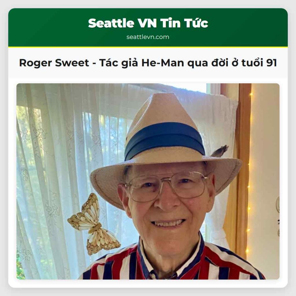 Roger Sweet - Tác giả He-Man qua đời ở tuổi 91