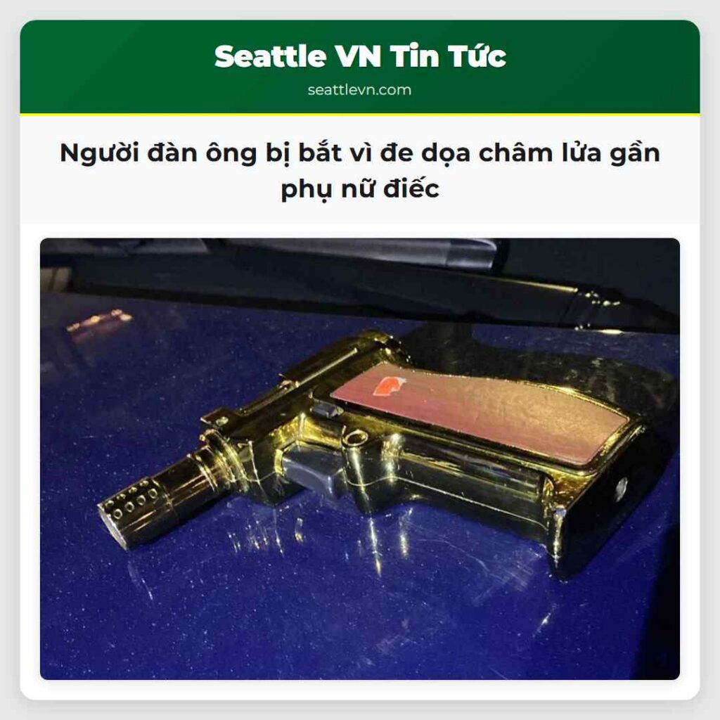 Người đàn ông bị bắt vì đe dọa châm lửa gần phụ