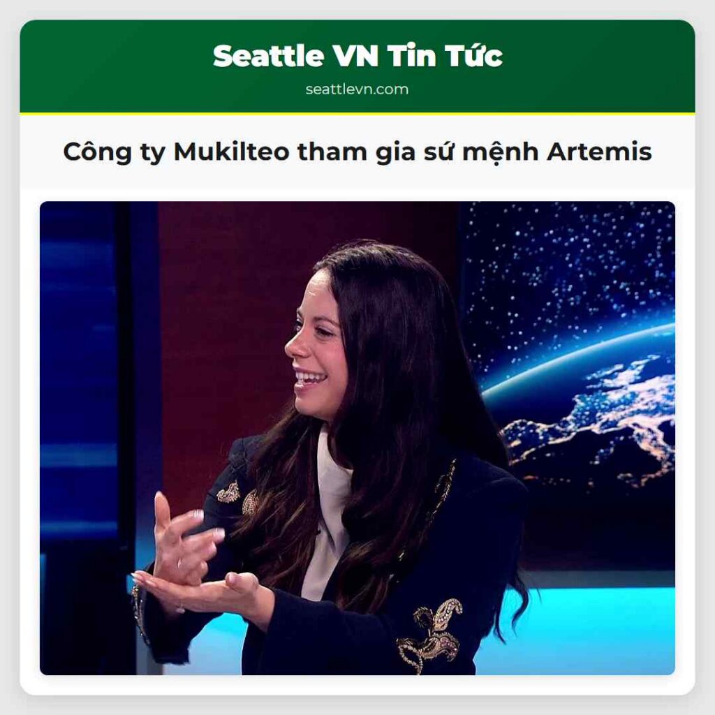 Công ty Mukilteo tham gia sứ mệnh Artemis