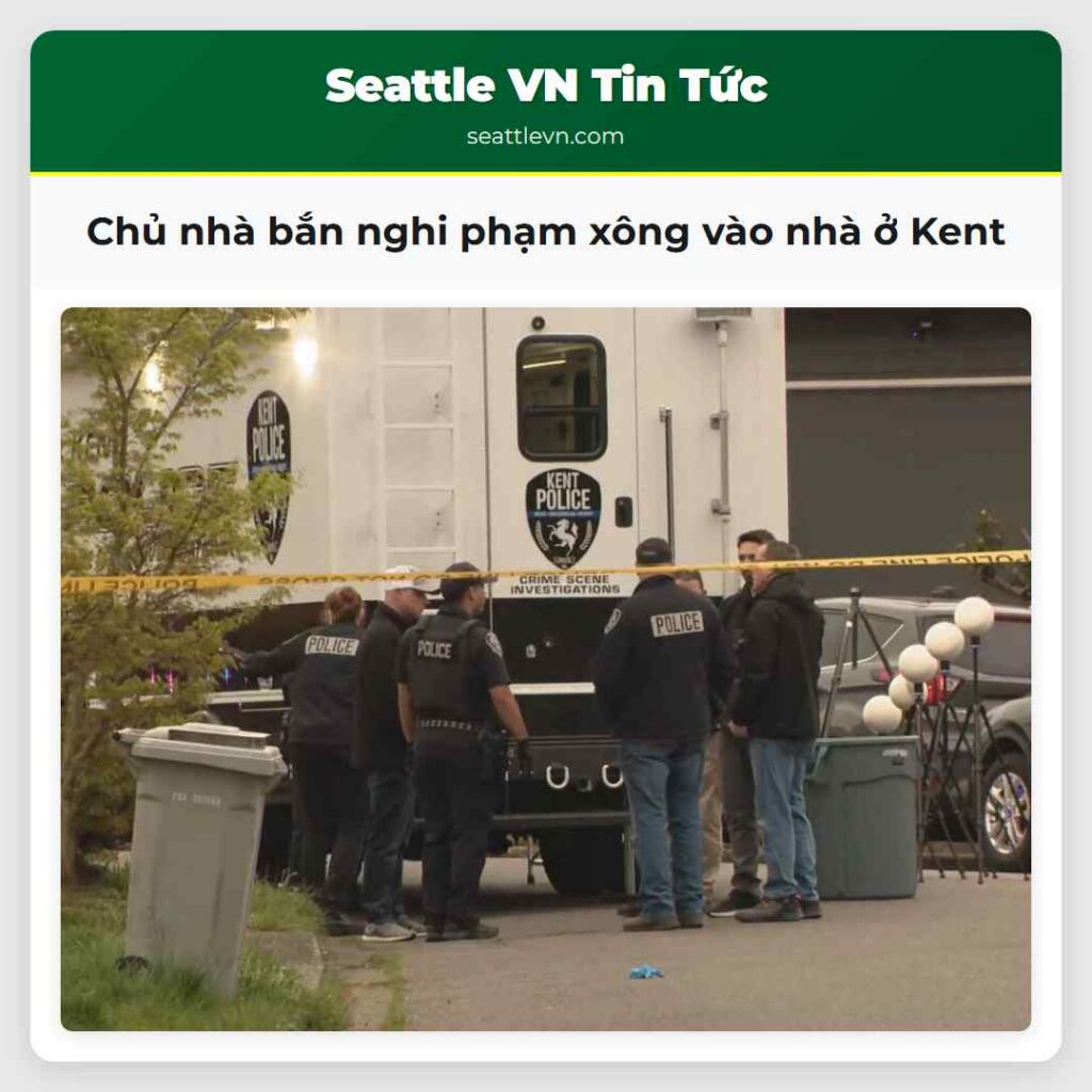 Chủ nhà bắn nghi phạm xông vào nhà ở Kent