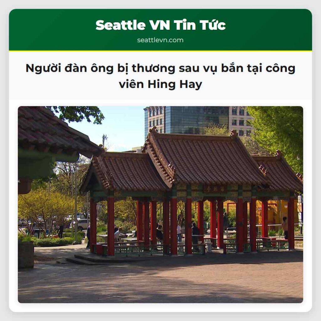 Người đàn ông bị thương sau vụ bắn tại công viên