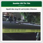 Người đàn ông 23 tuổi bị bắn ở Renton