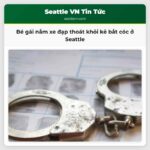 Bé gái nắm xe đạp thoát khỏi kẻ bắt cóc ở Seattle
