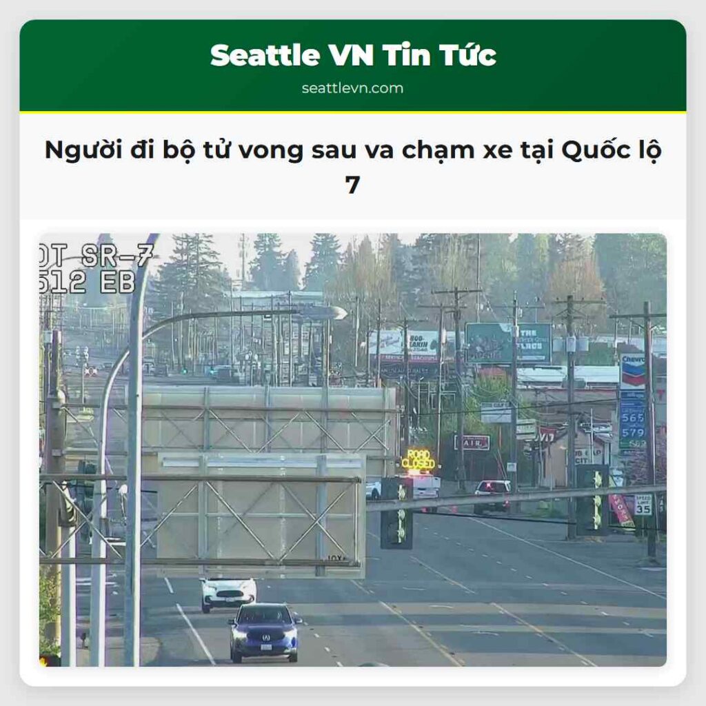 Người đi bộ tử vong sau va chạm xe tại Quốc lộ 7