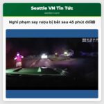 Nghi phạm say rượu bị bắt sau 45 phút đối峙