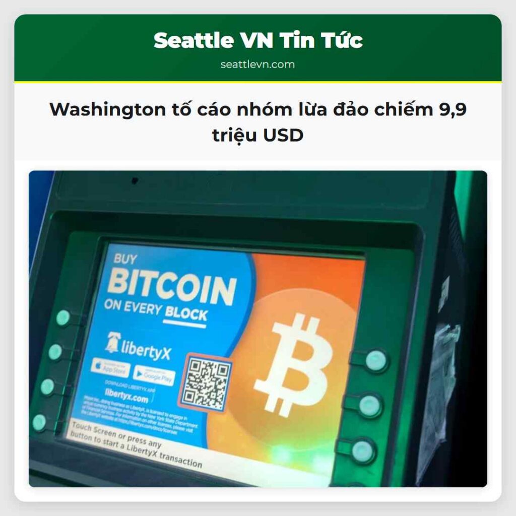 Washington tố cáo nhóm lừa đảo chiếm 9,9 triệu USD