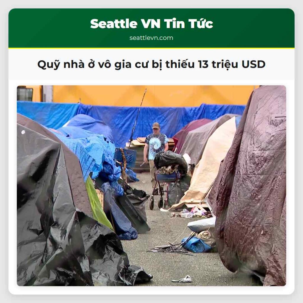 Quỹ nhà ở vô gia cư bị thiếu 13 triệu USD