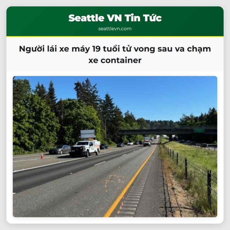 Người lái xe máy 19 tuổi tử vong sau va chạm xe container
