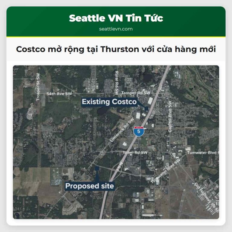 Costco mở rộng tại Thurston với cửa hàng mới