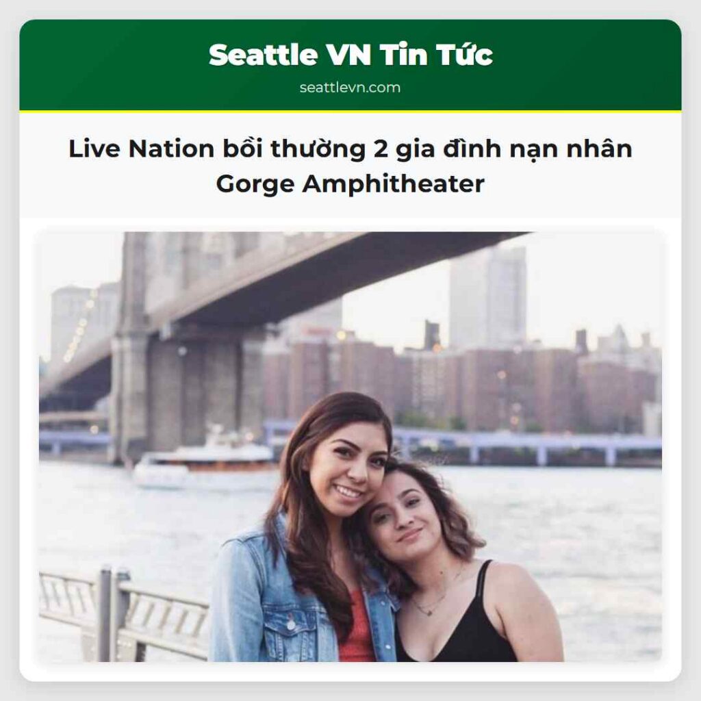 Live Nation bồi thường 2 gia đình nạn nhân Gorge