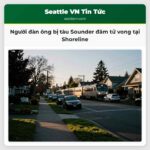 Người đàn ông bị tàu Sounder đâm tử vong tại Shoreline