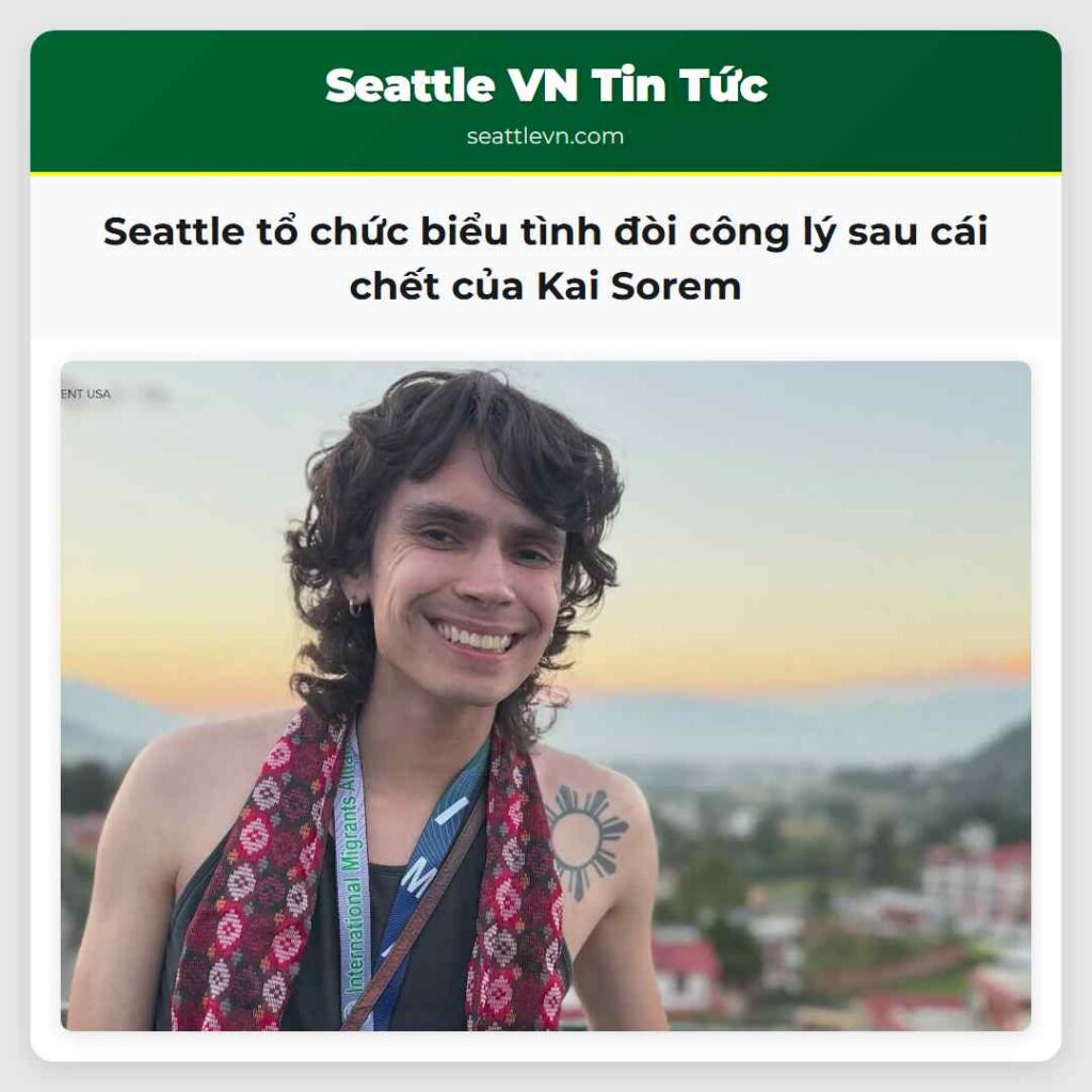 Seattle tổ chức biểu tình đòi công lý sau cái