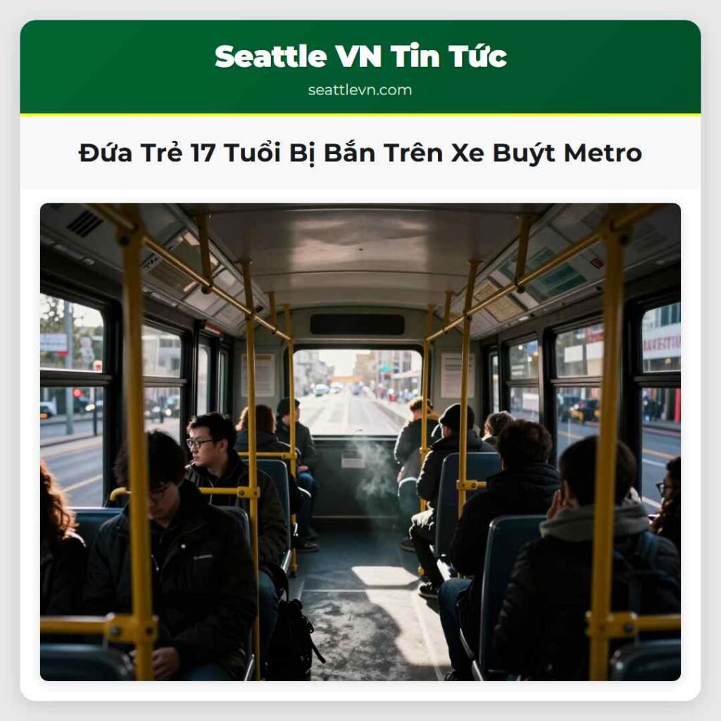 Đứa Trẻ 17 Tuổi Bị Bắn Trên Xe Buýt Metro