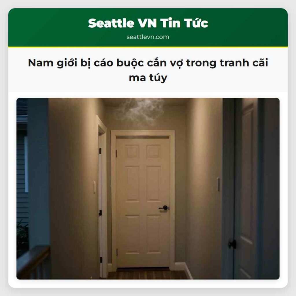 Nam giới bị cáo buộc cắn vợ trong tranh cãi ma túy