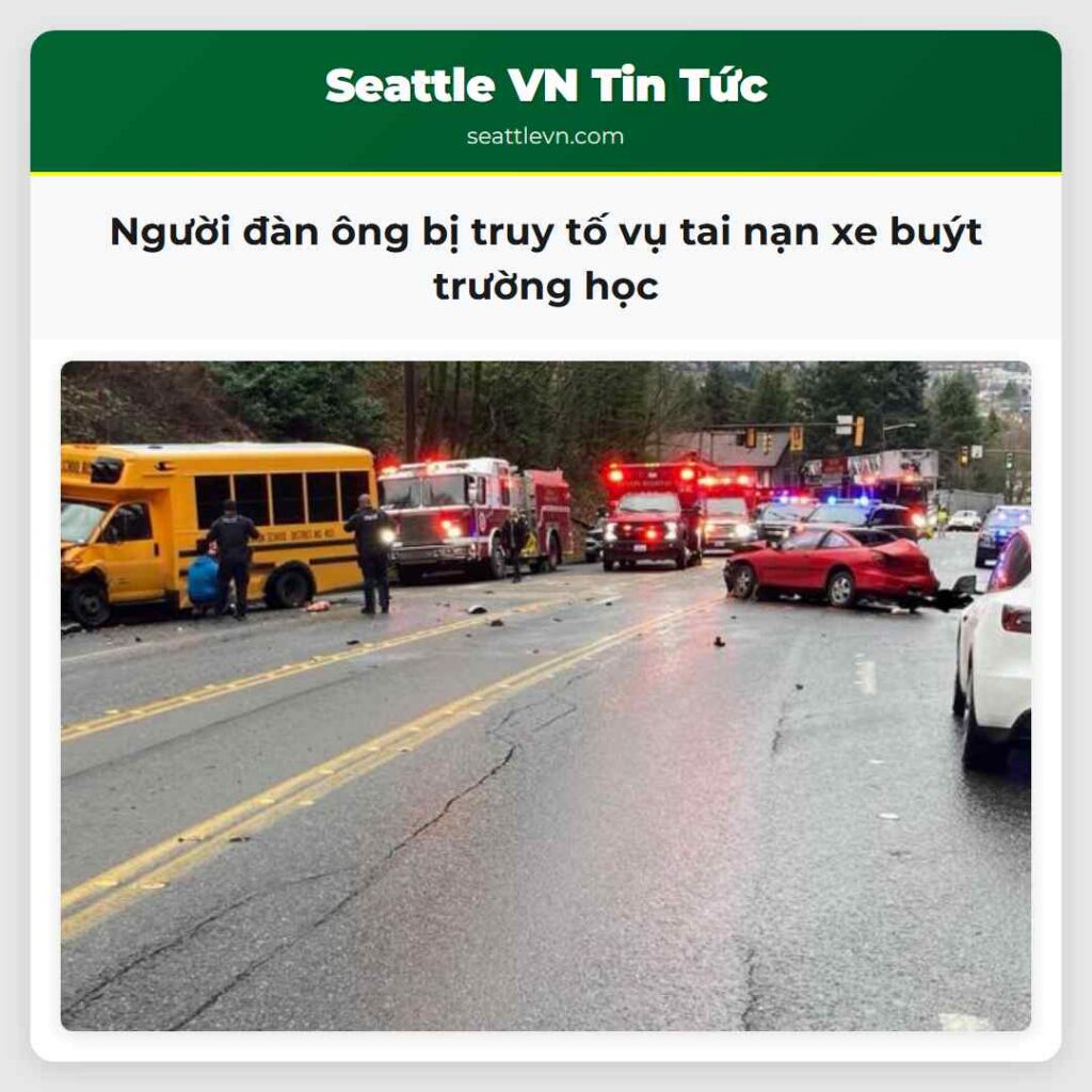 Người đàn ông bị truy tố vụ tai nạn xe buýt