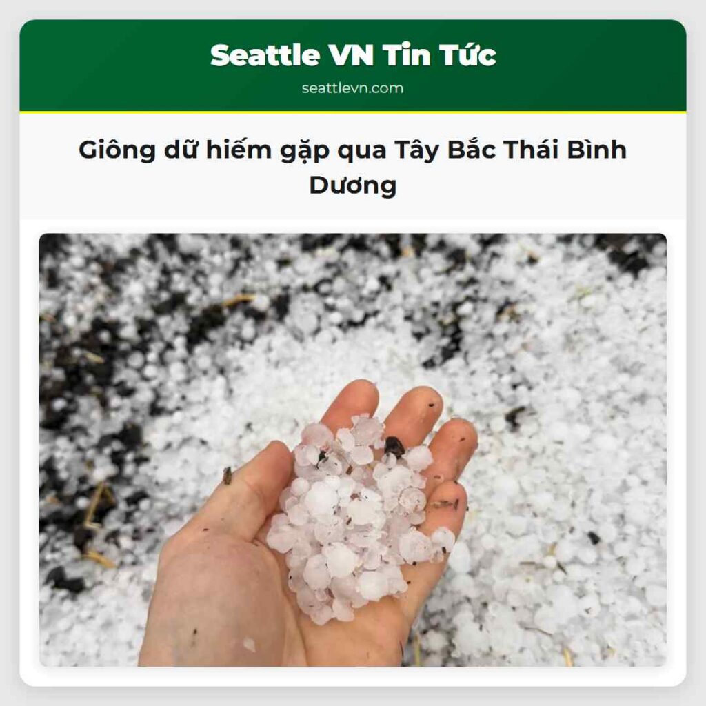 Giông dữ hiếm gặp qua Tây Bắc Thái Bình Dương
