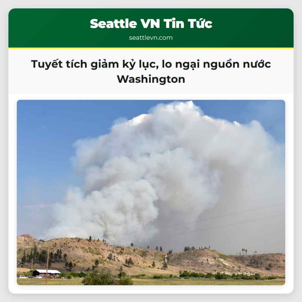 Tuyết tích giảm kỷ lục, lo ngại nguồn nước