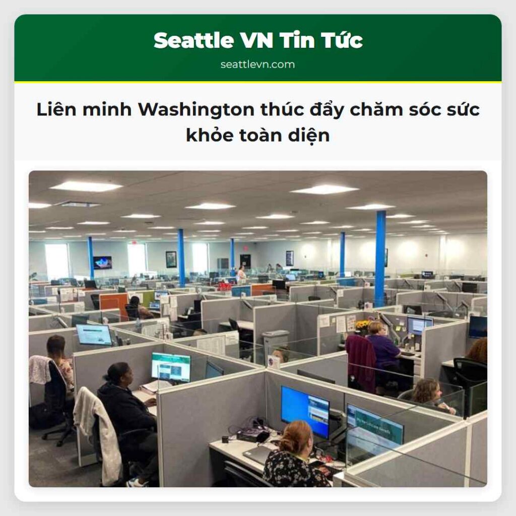 Liên minh Washington thúc đẩy chăm sóc sức khỏe