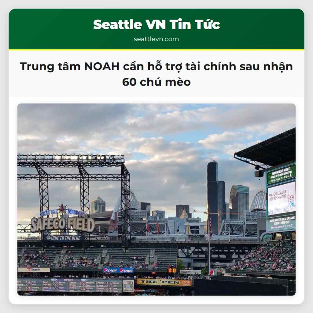 Trung tâm NOAH cần hỗ trợ tài chính sau nhận 60