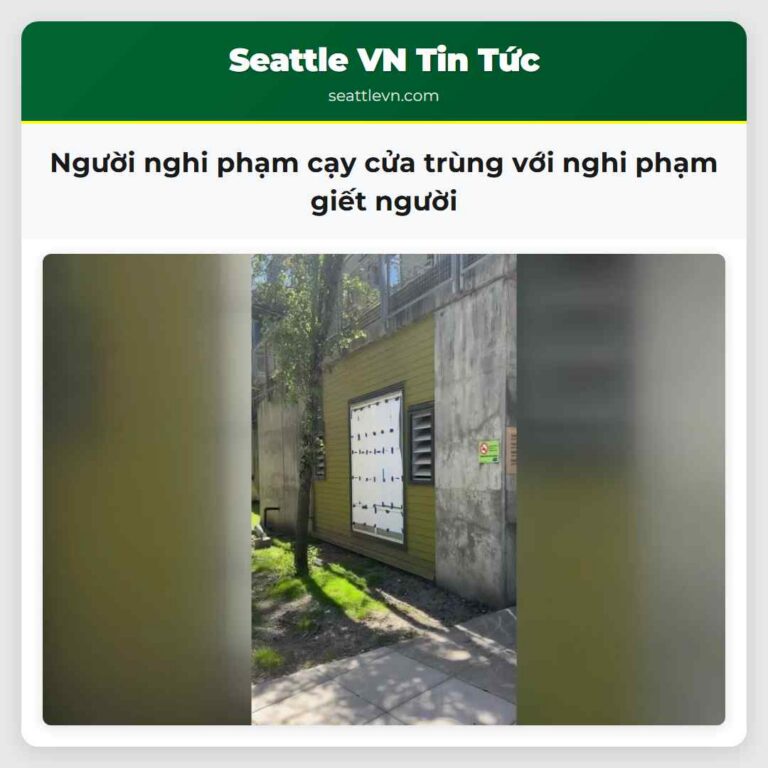 Người nghi phạm cạy cửa trùng với nghi phạm giết người