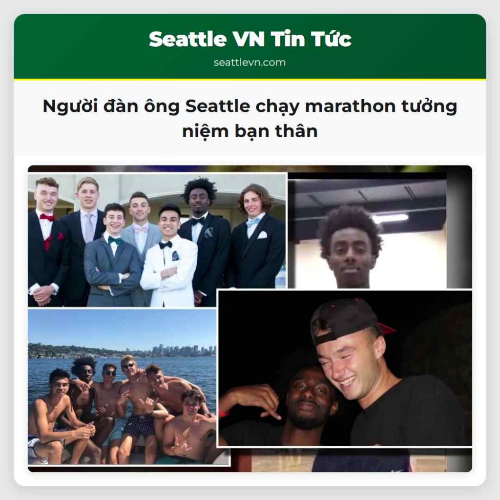 Người đàn ông Seattle chạy marathon tưởng niệm
