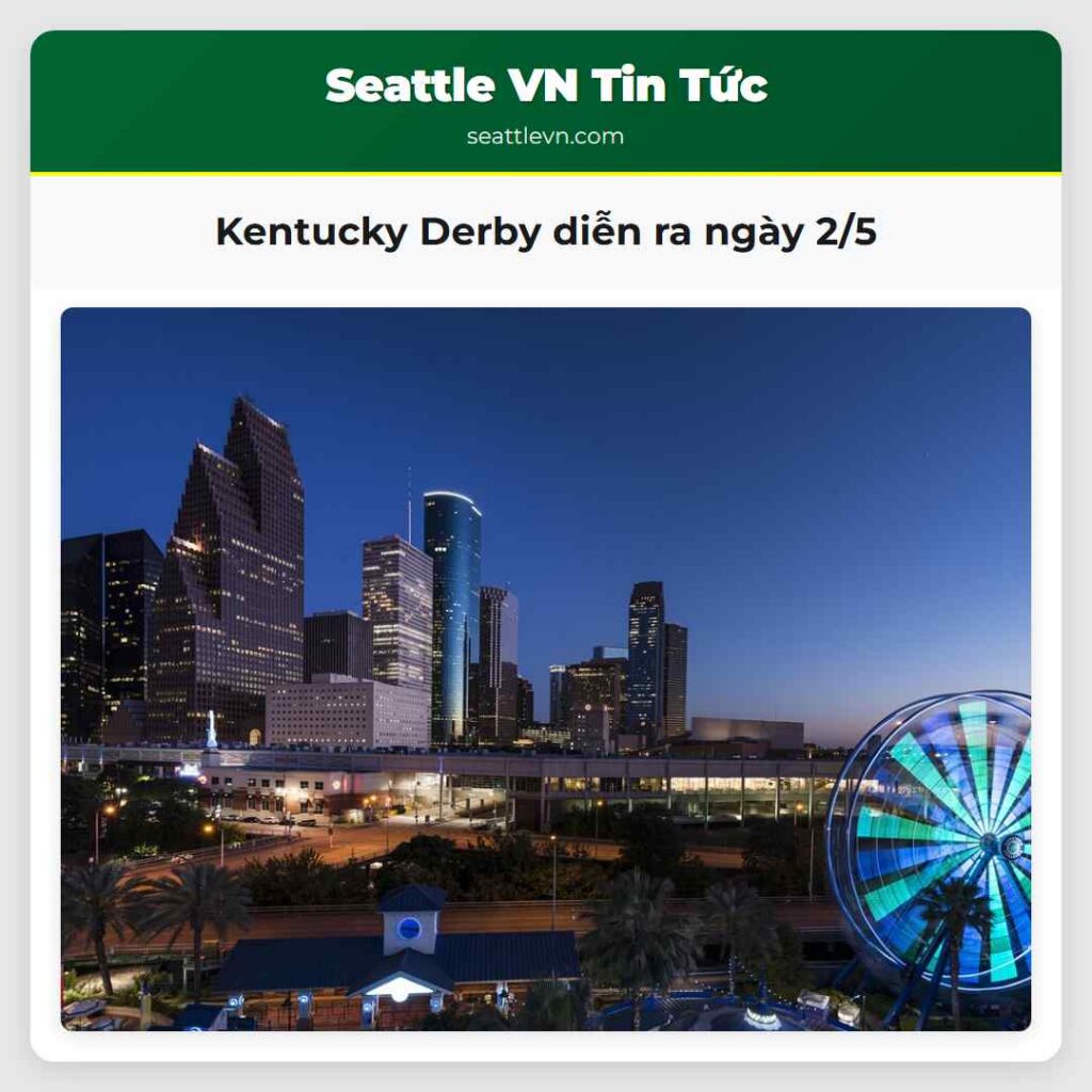Kentucky Derby diễn ra ngày 2/5