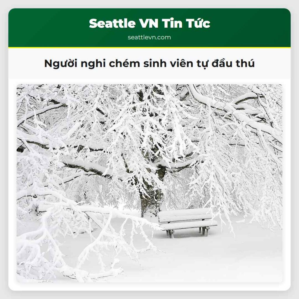 Người nghi chém sinh viên tự đầu thú