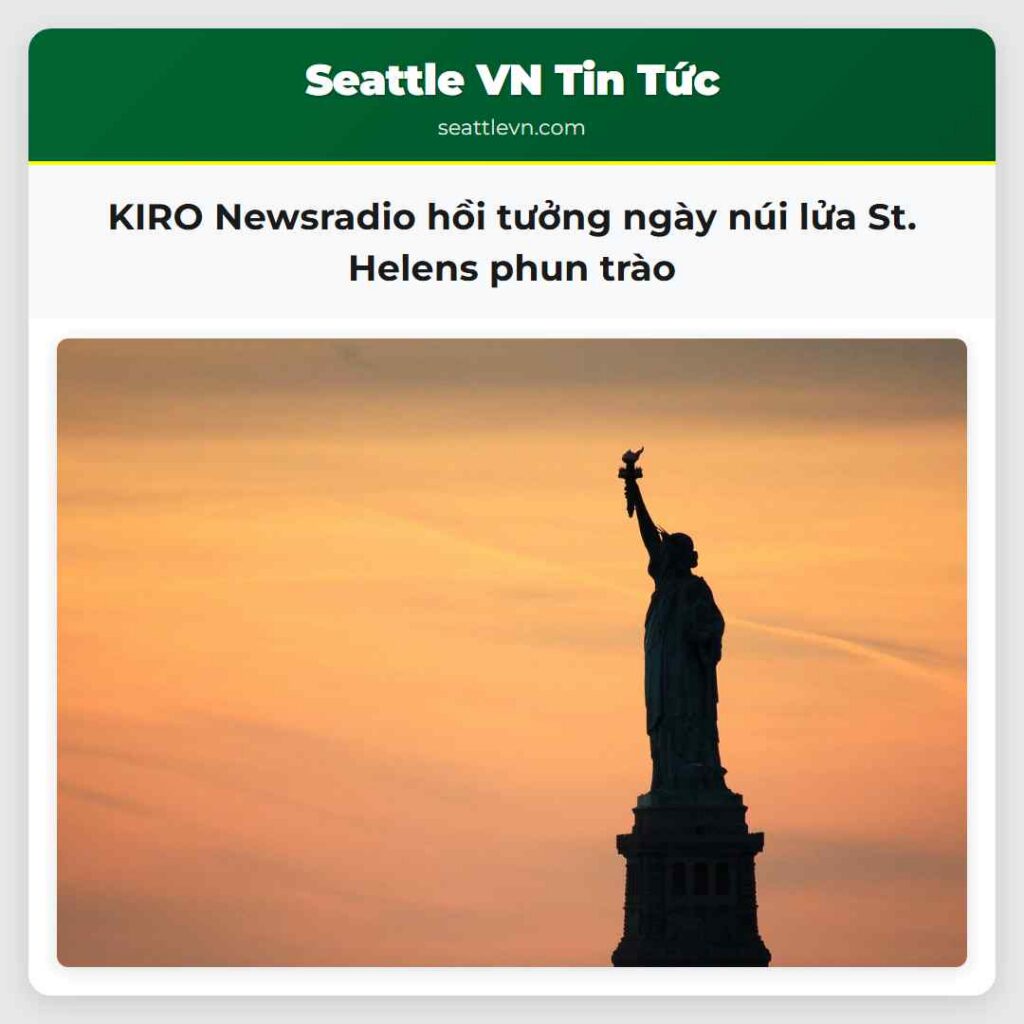 KIRO Newsradio hồi tưởng ngày núi lửa St. Helens phun trào