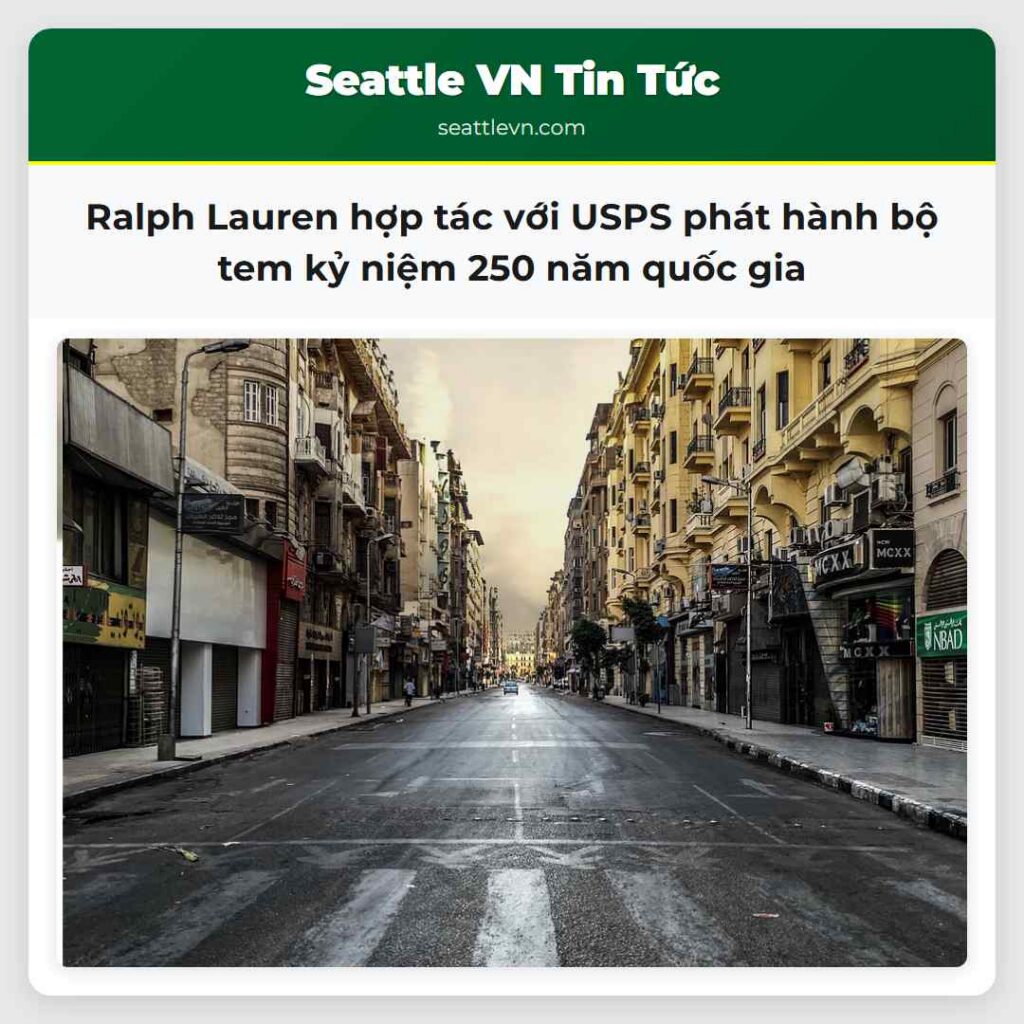 Ralph Lauren hợp tác với USPS phát hành bộ tem kỷ