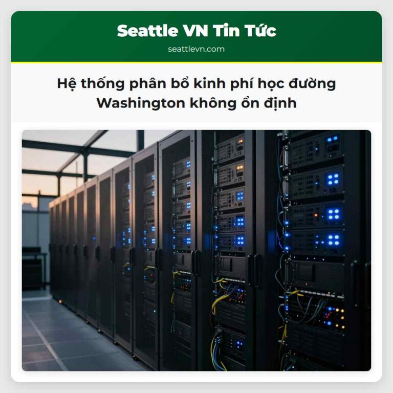 Hệ thống phân bổ kinh phí học đường Washington không ổn định