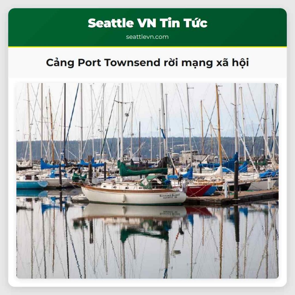 Cảng Port Townsend rời mạng xã hội