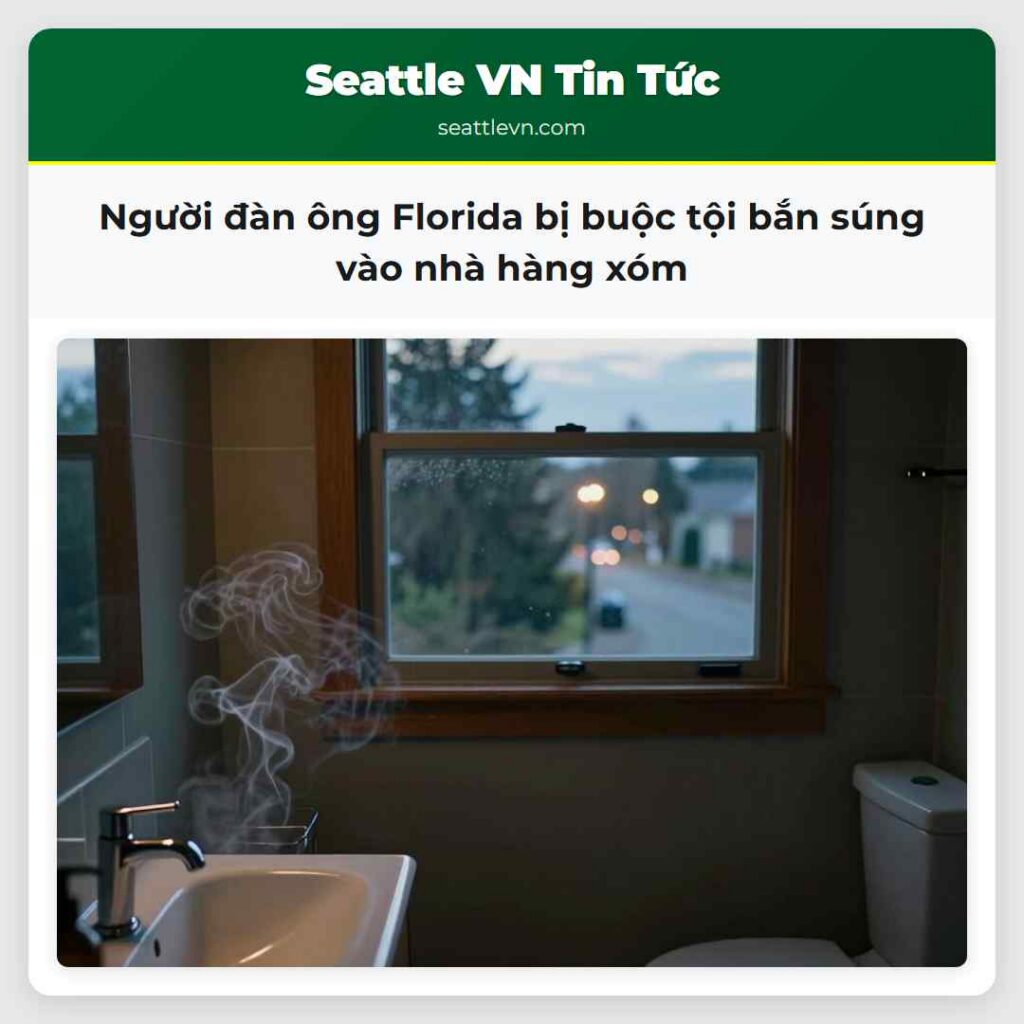 Người đàn ông Florida bị buộc tội bắn súng vào